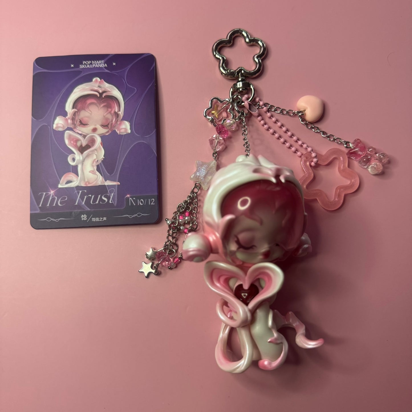 SkullPanda The Sound Series Handmade Keychain – The Trust Vinyl Figure