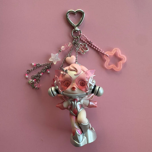 SkullPanda The Sound Series Handmade Keychain – The Ecstasy Vinyl Figure