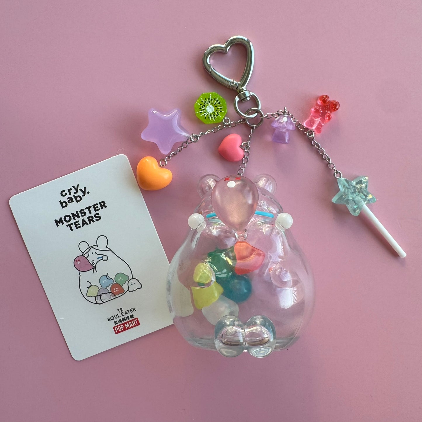 CRYBABY Monster's Tears Handmade Keychain - Soul Eater Vinyl Figure