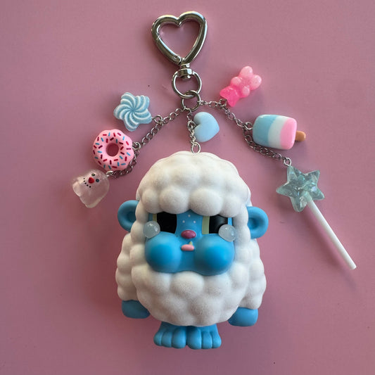 CRYBABY Monster's Tears Handmade Keychain - Frosty Candy Vinyl Figure