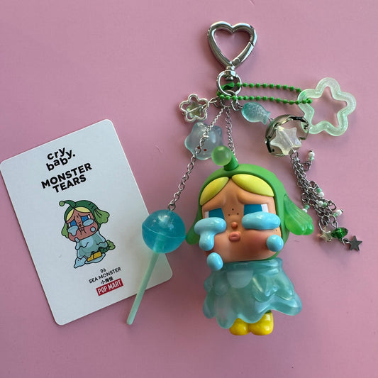 CRYBABY Monster's Tears Handmade Keychain - Sea Monster Vinyl Figure