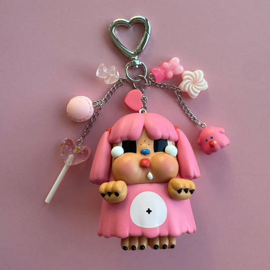 CRYBABY Monster's Tears Handmade Keychain - Sweet Werewolf Vinyl Figure