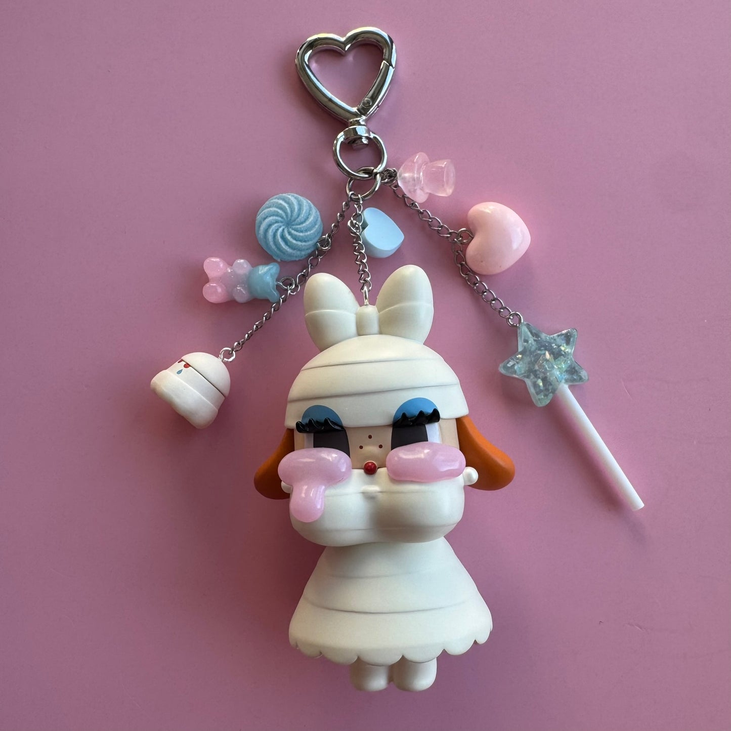 CRYBABY Monster's Tears Handmade Keychain - Lady Mummy Vinyl Figure